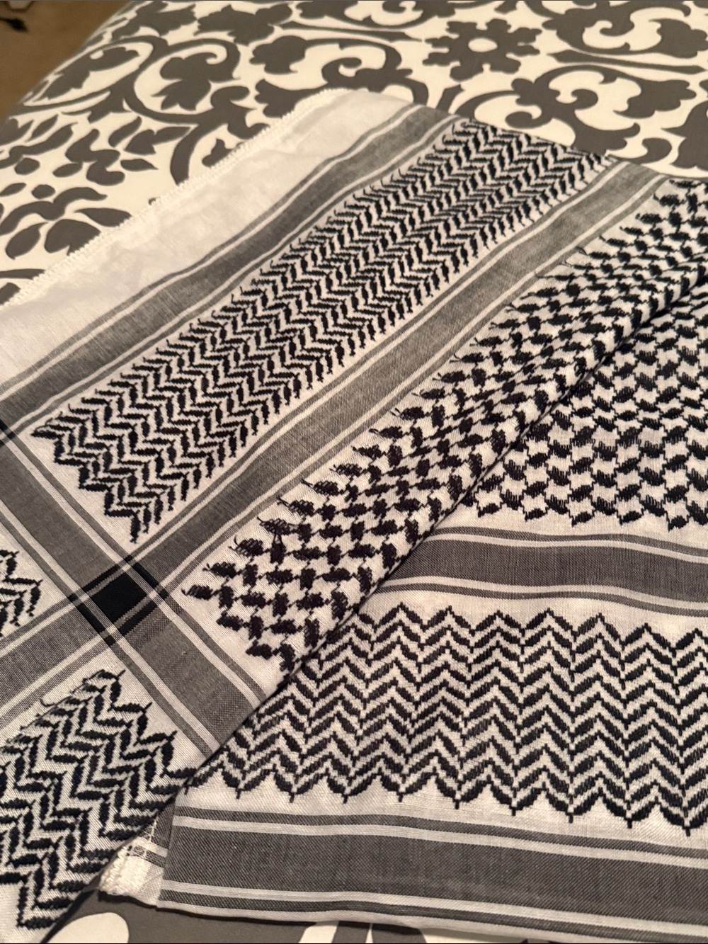 Black & White Scarf (Purchased in Israel)